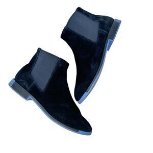 Camper Bowie Ankle Boots Chelsea Flat Suede Blue Size 39 US‎ 8.5